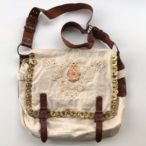 Manoush Bohemian-Style Messenger Bag